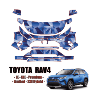 2019-2023 Toyota Rav4 Precut Paint Protection Kit – Partial Front