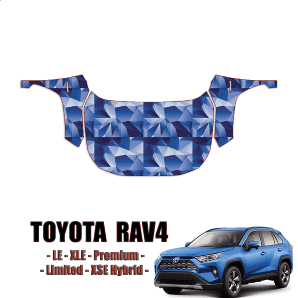 2019-2024 Toyota Rav4 Precut Paint Protection Kit – Full Hood + Fenders