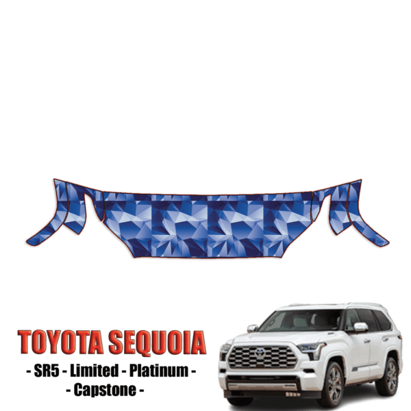 2023-2024 Toyota Sequoia Precut Paint Protection – Partial Hood+