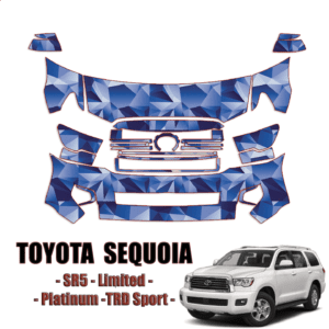 2018-2022 Toyota Sequoia Precut Paint Protection Kit – Partial Front