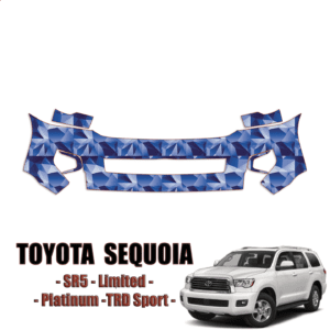 2018-2022 Toyota Sequoia Precut Paint Protection Kit – Front Bumper
