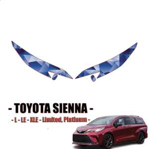 2021-2023 Toyota Sienna Precut Paint Protection Kit-Headlights+fogs
