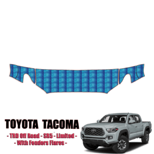 2016-2023 Toyota Tacoma – TRD Off-Road, SR5, Limited With Fender Flares Precut Paint Protection – Partial Hood + Fenders