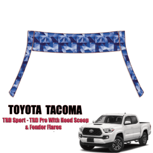 2016-2023 Toyota Tacoma Precut Paint Protection Kit – A Pillars + Rooftop