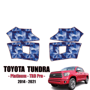 2014-2021 Toyota Tundra – Platinum, TRD Pro Precut Paint Protection Kit – Front Bumper