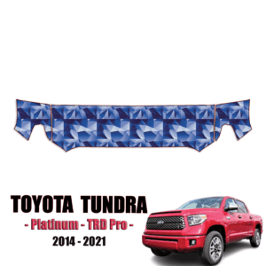 2014 – 2021 Toyota Tundra – Platinum, TRD Pro Precut Paint Protection Kit – Partial Hood + Fenders