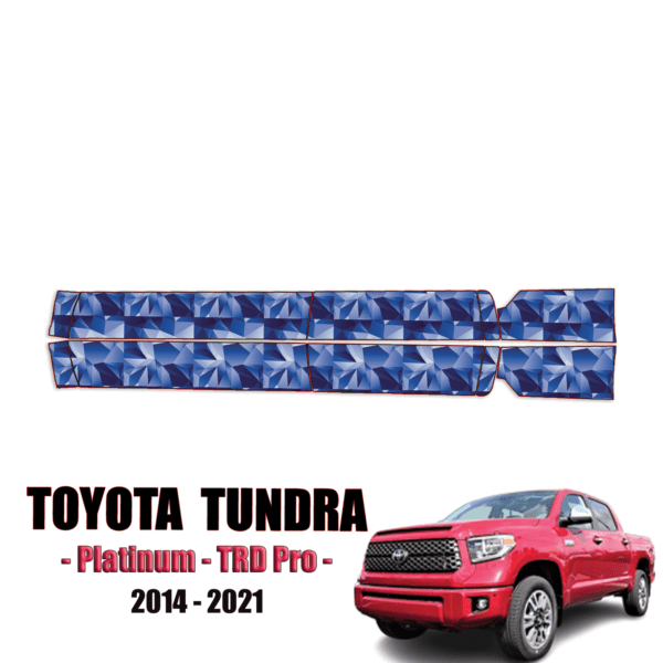 2014-2021 Toyota Tundra – Platinum, TRD Pro Precut Paint Protection Kit – Rocker Panels