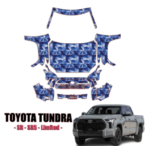 2022-2023 Toyota Tundra – SR, SR5, Limited Pre-Cut Paint Protection Kit – Full Front + A Pillars + Rooftop