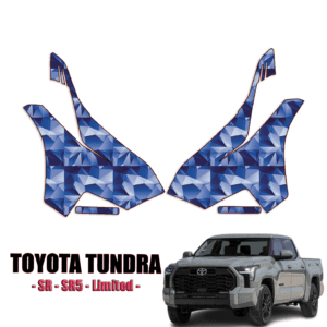 2022-2023 Toyota Tundra – SR, SR5, Limited Pre-Cut Paint Protection Kit – Headlights + Fogs
