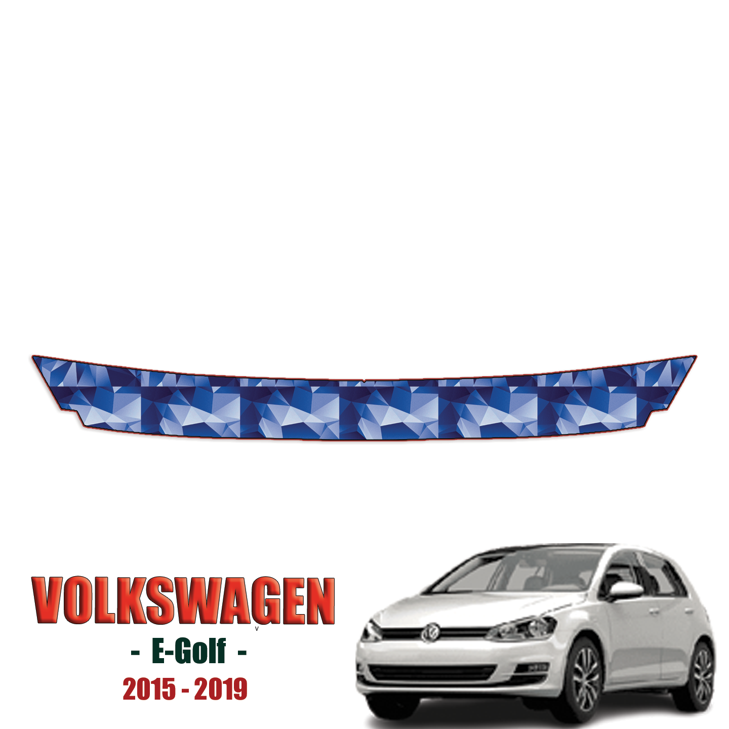 2015-2019 Volkswagen E-Golf Precut Paint Protection Kit – Bumper Step