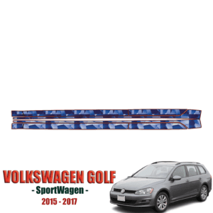 2015-2017 Volkswagen Golf SportWagen Precut Paint Protection Kit – Rocker Panels