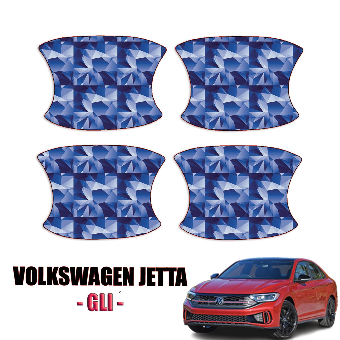 2022-2023 Volkswagen Jetta GLI Precut Paint Protection Kit – Door Cups