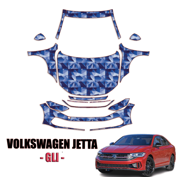 2022-2023 Volkswagen Jetta GLI Precut Paint Protection Kit – Full Front + A Pillars + Rooftop