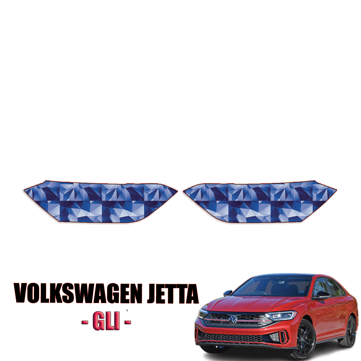 2022-2023 Volkswagen Jetta GLI Pre Cut Paint Protection Kit – Headlights