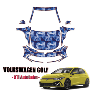 2022 Volkswagen Golf GTI Autobahn Pre-Cut Paint Protection Kit-Full Front + A Pillars + Rooftop