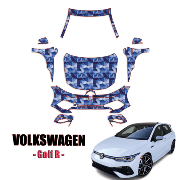 2022-2023 Volkswagen – Golf R Precut Paint Protection Kit – Full Front
