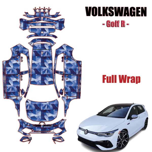 2022-2023 Volkswagen – Golf R Precut Paint Protection Kit – Full Wrap Vehicle