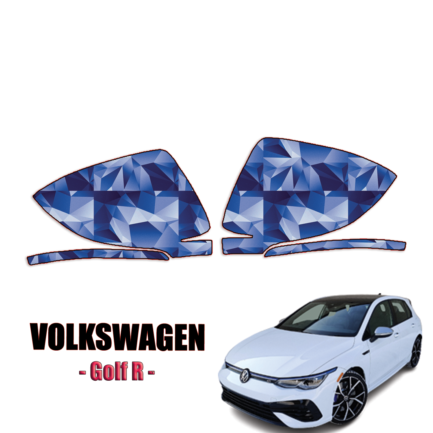 2022-2023 Volkswagen - Golf R Precut Paint Protection Kit (PPF ...