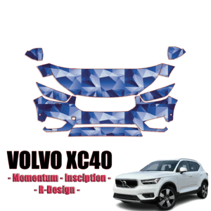 2019-2022 Volvo XC40 – Momentum PPF Kit Pre Cut Paint Protection Kit – Partial Front