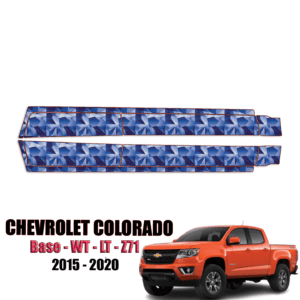 2015 – 2020 Chevrolet Colorado – Base, WT, LT, Z71 Precut Paint Protection Film – Rocker Panels
