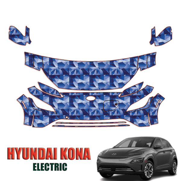 2022-2023 Hyundai Kona Electric Precut Paint Protection Kit – Partial Front