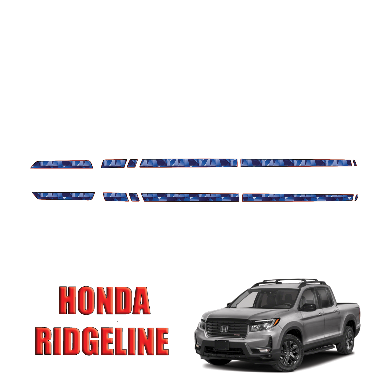 2021-2024 Honda Ridgeline Precut Paint Protection Kit – Rocker Panels