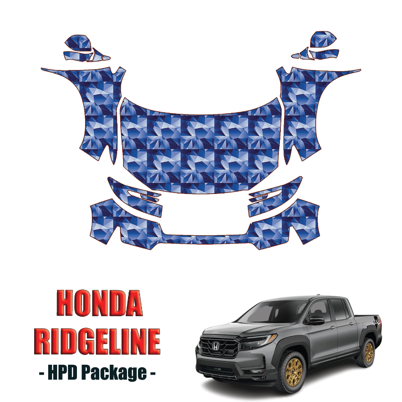 2021-2023 Honda Ridgeline Precut Paint Protection PPF Kit – Full Front