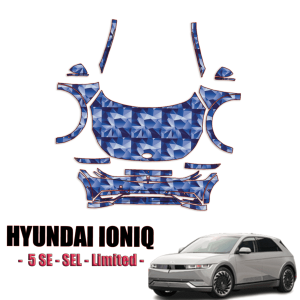 2022-2024 Hyundai Ioniq 5 Pre Cut Paint Protection PPF Kit – Full Front