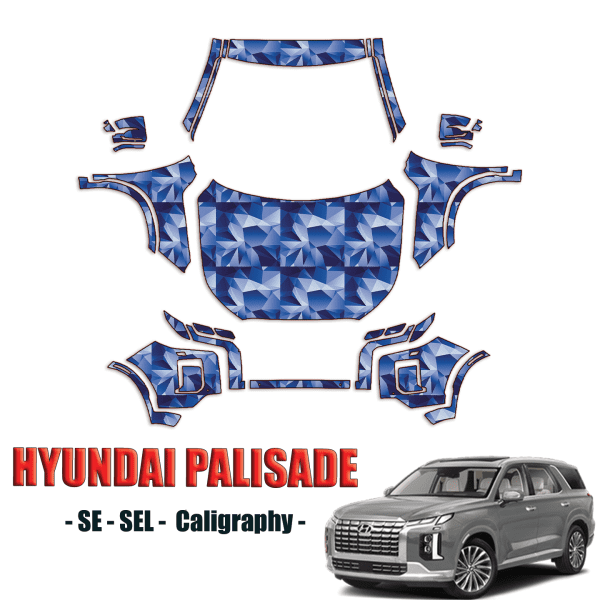 2023-2025 Hyundai Palisade Precut Paint Protection Kit – Full Front+