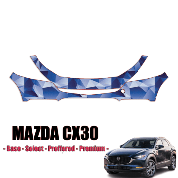 2020-2021 Mazda CX-30 Precut Paint Protection PPF Kit – Front Bumper