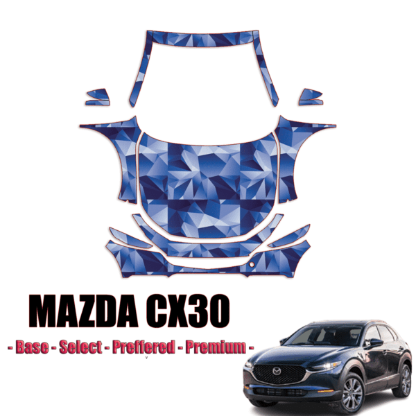 2020-2021 Mazda CX-30 Precut Paint Protection PPF Kit – Full Front