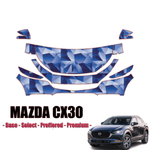 2020-2021 Mazda CX30 Precut Paint Protection PPF Kit – Partial Front
