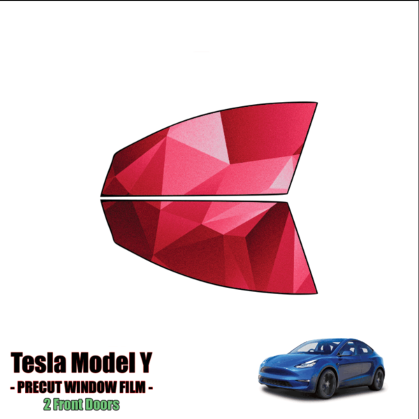 2020 – 2024 Tesla Model Y – Precut Window Tint Kit – 2 Front Windows
