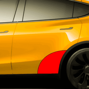2020 – 2023 Tesla Model Y Rear Wheel Impact Area Kit