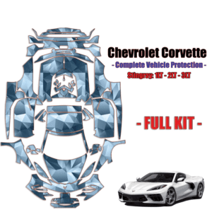 2020 – 2023 Chevrolet Corvette C8 – PreCut Paint Protection Kit Coupe – FULL WRAP –