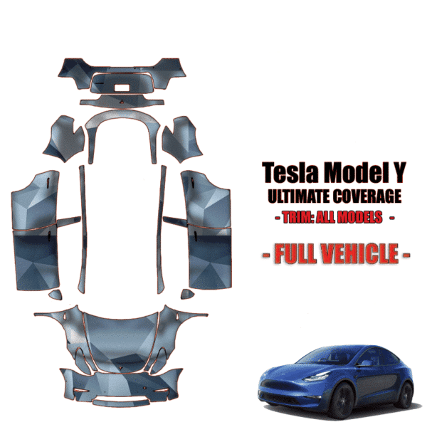 2020 – 2023 Tesla Model Y Paint Protection Kit – Full Wrap